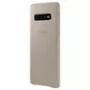 Samsung Galaxy S10 leren hoesje EF-VG973LJEGWW grijs