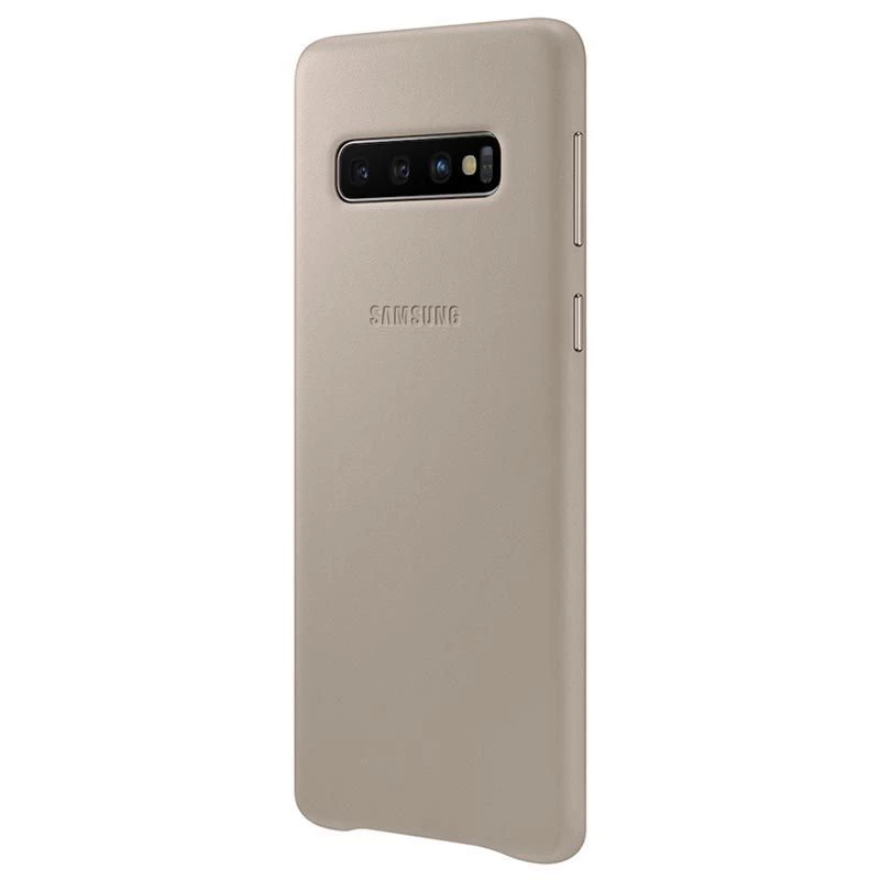 Samsung Galaxy S10 leren hoesje EF-VG973LJEGWW grijs