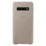Samsung Galaxy S10 leren hoesje EF-VG973LJEGWW grijs