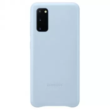 Samsung Galaxy S20 Lederen hoes Blauw
