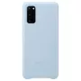 Samsung Galaxy S20 Lederen hoes Blauw