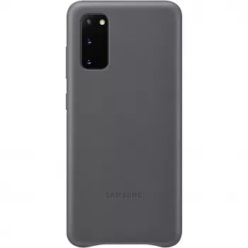 Samsung Galaxy S20 leren hoes grijs
