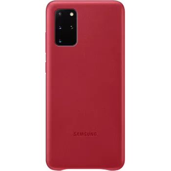 Samsung Galaxy S20 Plus Lederen hoes Rood