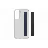 Samsung Galaxy S21 FE Clear Strap Cover-hoesje donkergrijs