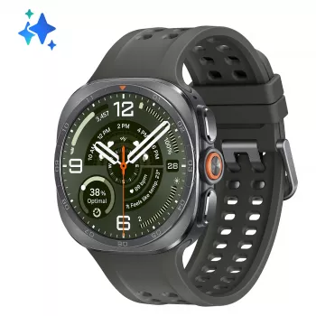 Samsung Galaxy Watch Ultra2 3,81 cm (1.5) Super AMOLED 47 mm touchscreen 4G LTE zilver Wi-Fi GPS