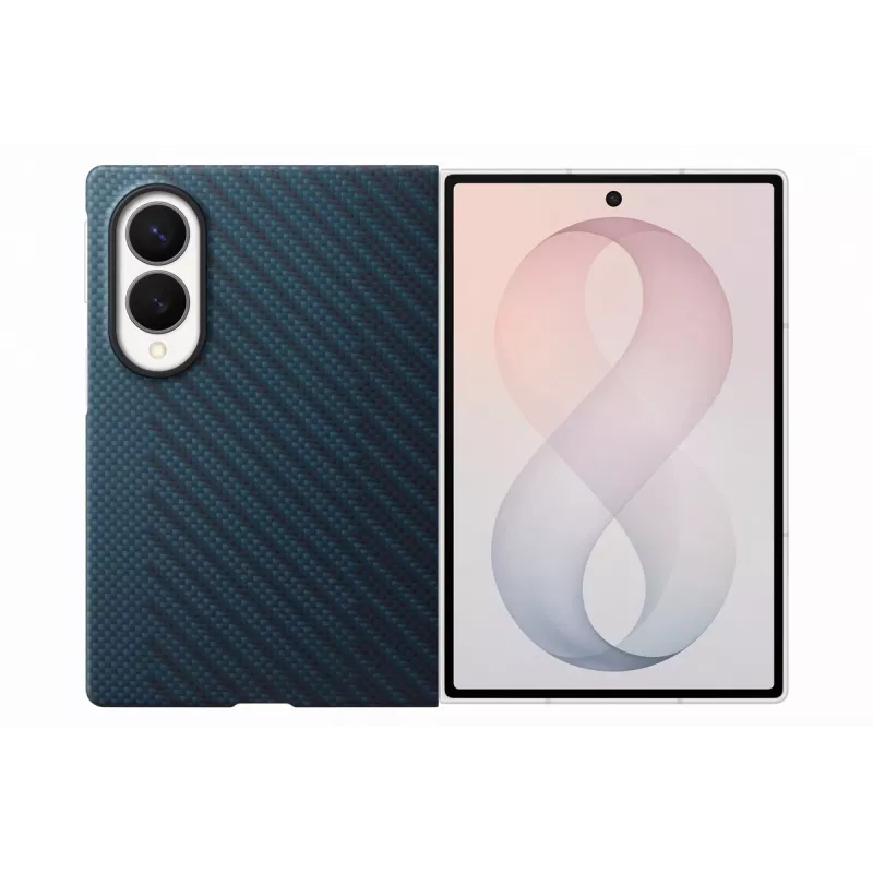 Samsung Galaxy Z Fold8 Carbon Magnet standhoesje - marineblauw (EF-KF971SNEGWW)