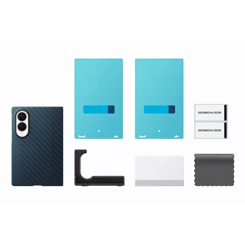 Samsung Galaxy Z Fold8 Carbon Magnet standhoesje - marineblauw (EF-KF971SNEGWW)