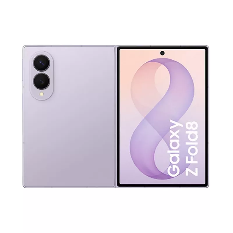 Samsung Galaxy Z Fold8 5G smartphone, 12GB RAM, 256GB opslag, lavendel, 7,6 inch Dynamic AMOLED-display, dual-sim, Android