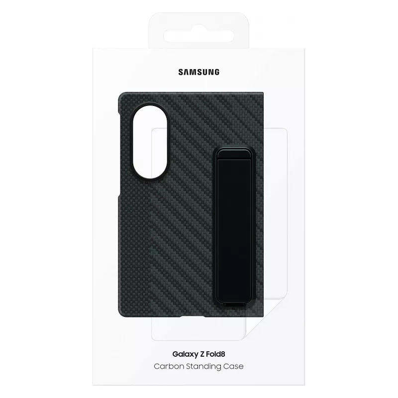 Samsung Galaxy Z Fold8 Carbon Standing Case met kickstand – zwart, EF-XF971SBEGWW