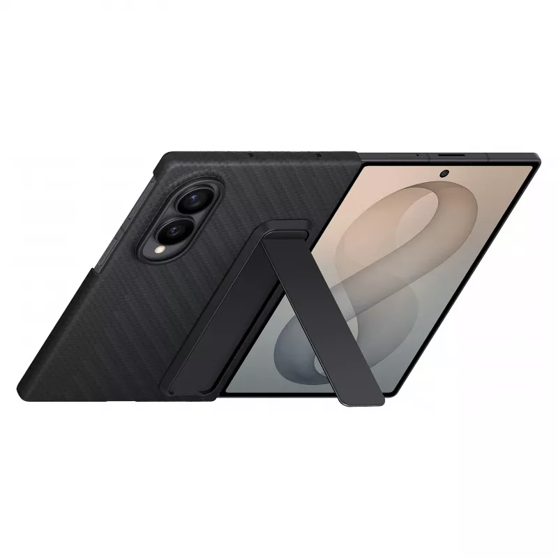 Samsung Galaxy Z Fold8 Carbon Standing Case met kickstand – zwart, EF-XF971SBEGWW