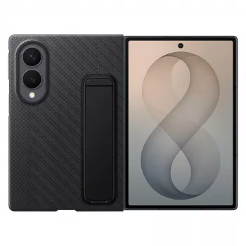 Samsung Galaxy Z Fold8 Carbon Standing Case met kickstand – zwart, EF-XF971SBEGWW