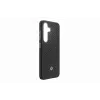 Samsung GP-FPS931PGABW Enzo Aramid Case voor Samsung Galaxy S25, Zwart Zilver