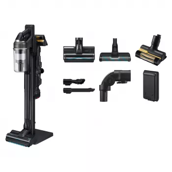 Samsung Jet 95S CompleteClean accu-stofzuiger – VS70H28HFC/WD, satijngrijs, 210 AW, 60 min. looptijd, lithium-ion