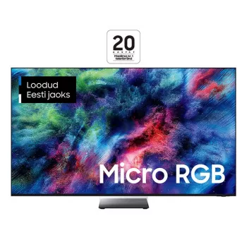 Samsung R95H 75 inch 8K QLED smart-tv met Quantum Processor 8K, One Connect Box, Ambient Mode+ en FreeSync Premium - zwart