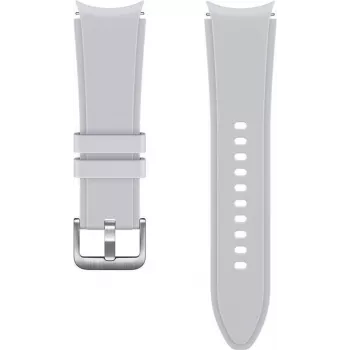 Samsung Ridge Sport armband voor Galaxy Watch4 & Watch4 Classic (20 mm, S/M, zilver) ET-SFR88SSEGEU