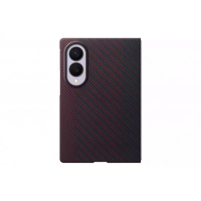 Samsung EF-KF971 Carbon Magnet hoesje voor Galaxy Z Fold8, rood