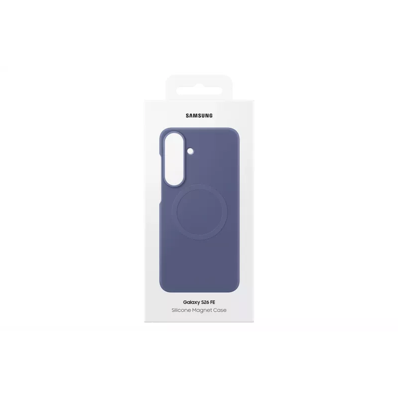 Samsung siliconen magnetische hoes voor Galaxy S26 FE, Blauwviolet