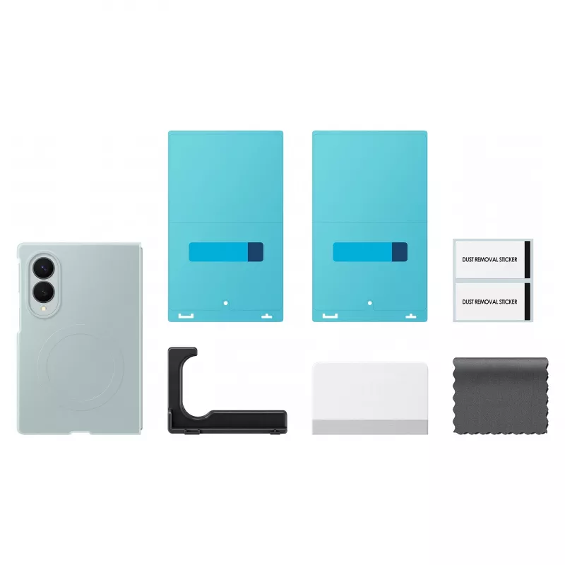 Samsung siliconen magneetcase voor Galaxy Z Fold 8, groen