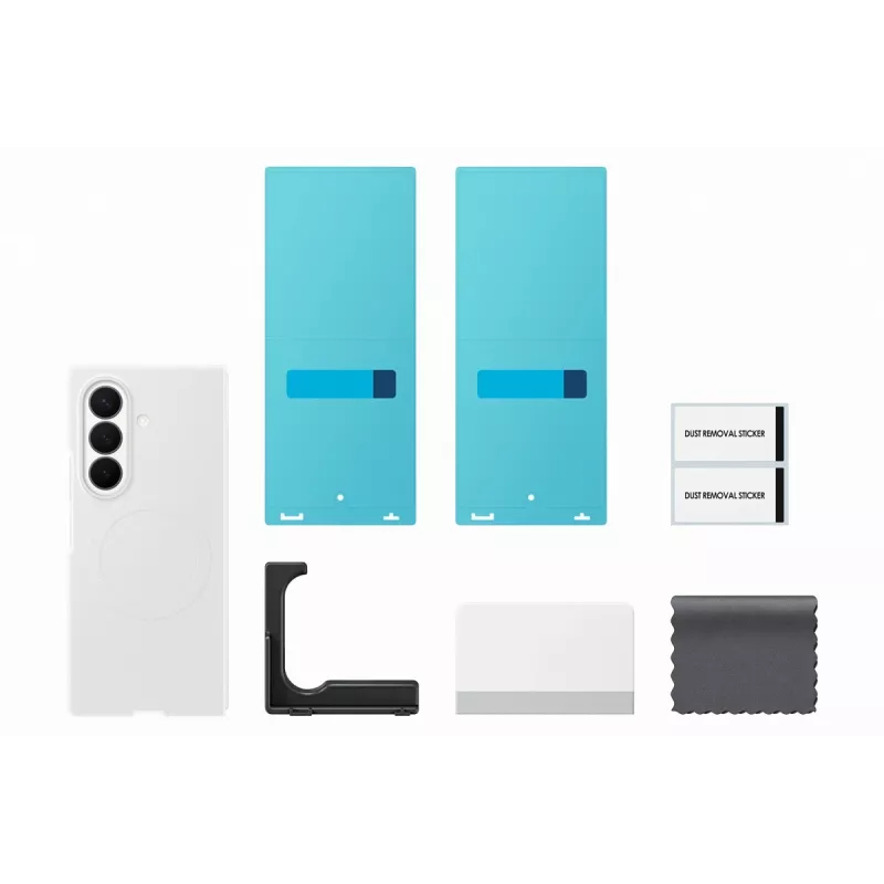 Samsung Silicone Magnet Case met S Pen voor Galaxy Z Fold8 Ultra (wit)