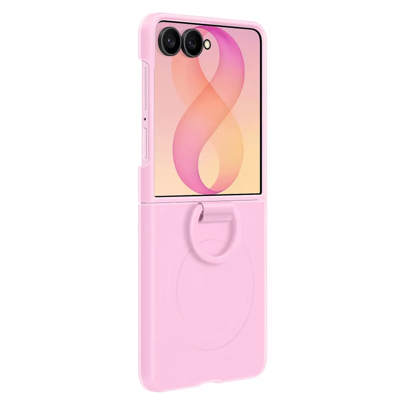 Samsung Silicone Ring Magnet Case voor Galaxy Z Flip8 - paars