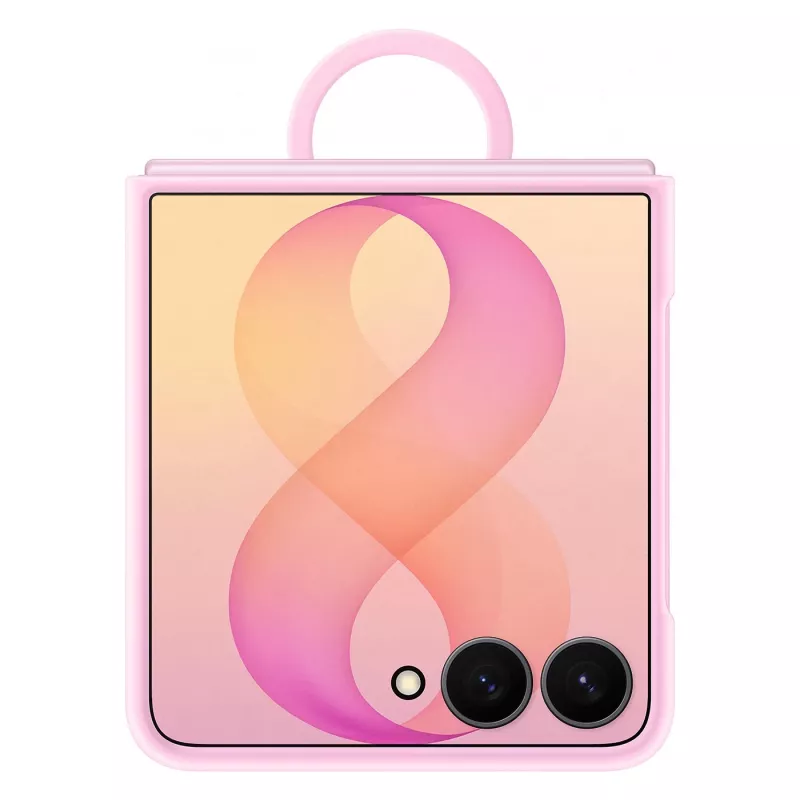 Samsung Silicone Ring Magnet Case voor Galaxy Z Flip8 - paars