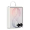 Samsung Silicone Ring Magnet Case voor Galaxy Z Flip8, wit