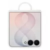 Samsung Silicone Ring Magnet Case voor Galaxy Z Flip8, wit