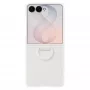 Samsung Silicone Ring Magnet Case voor Galaxy Z Flip8, wit