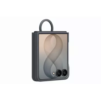 Samsung Silicone Ring Magnetic Case voor Galaxy Z Flip8, zwart (EF-EF776CBEGWW)