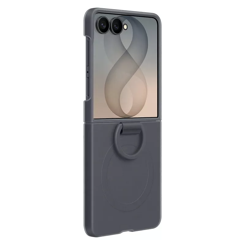 Samsung Silicone Ring Magnetic Case voor Galaxy Z Flip8, zwart (EF-EF776CBEGWW)