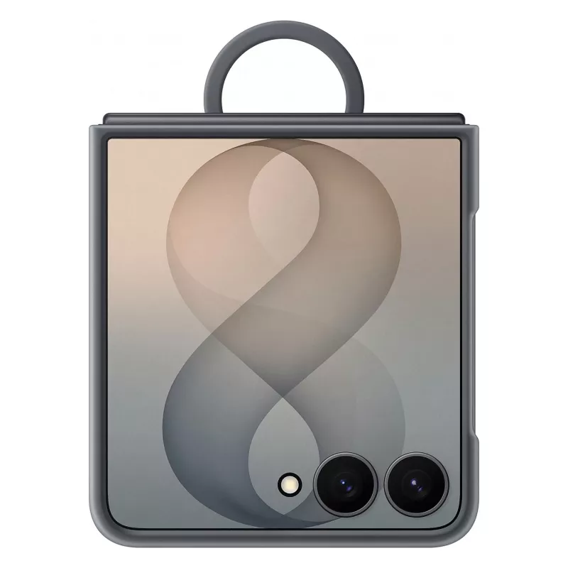Samsung Silicone Ring Magnetic Case voor Galaxy Z Flip8, zwart (EF-EF776CBEGWW)