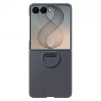 Samsung Silicone Ring Magnetic Case voor Galaxy Z Flip8, zwart (EF-EF776CBEGWW)