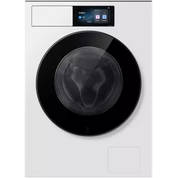 Samsung WF90H09C4WT2 9 kg 1400 tpm frontlader wasmachine met Ecobubble-technologie, Digital Inverter-motor, VRT Plus, Diamond Drum, LED-display, wit