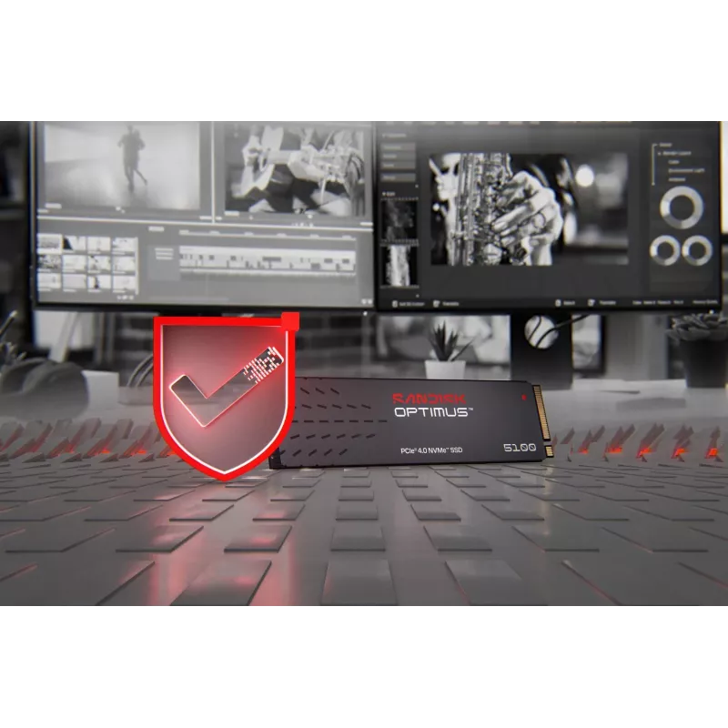 SanDisk 1TB M.2 NVMe PCIe 4.0 interne SSD - 7100MB/s lezen, 6700MB/s schrijven