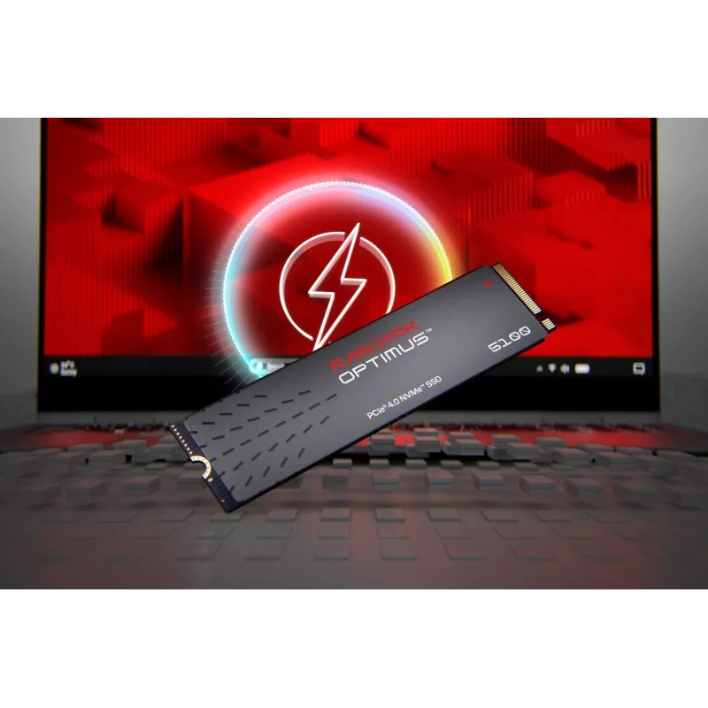 SanDisk 1TB M.2 NVMe PCIe 4.0 interne SSD - 7100MB/s lezen, 6700MB/s schrijven