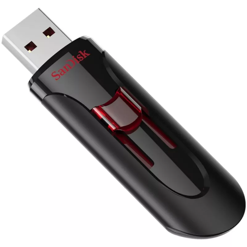 SanDisk Cruzer Glide 256GB USB 2.0 flashdrive (SDCZ600-256G-G35) - zwart