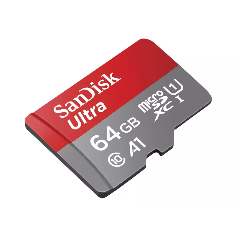 SanDisk Ultra 64GB microSDXC geheugenkaart met SD-adapter