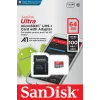 SanDisk Ultra 64GB microSDXC geheugenkaart met SD-adapter