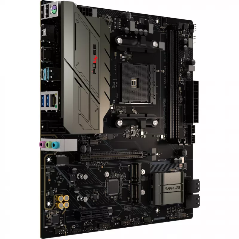 SAPPHIRE PULSE B550M AMD AM4 DDR4 Micro-ATX-moederbord