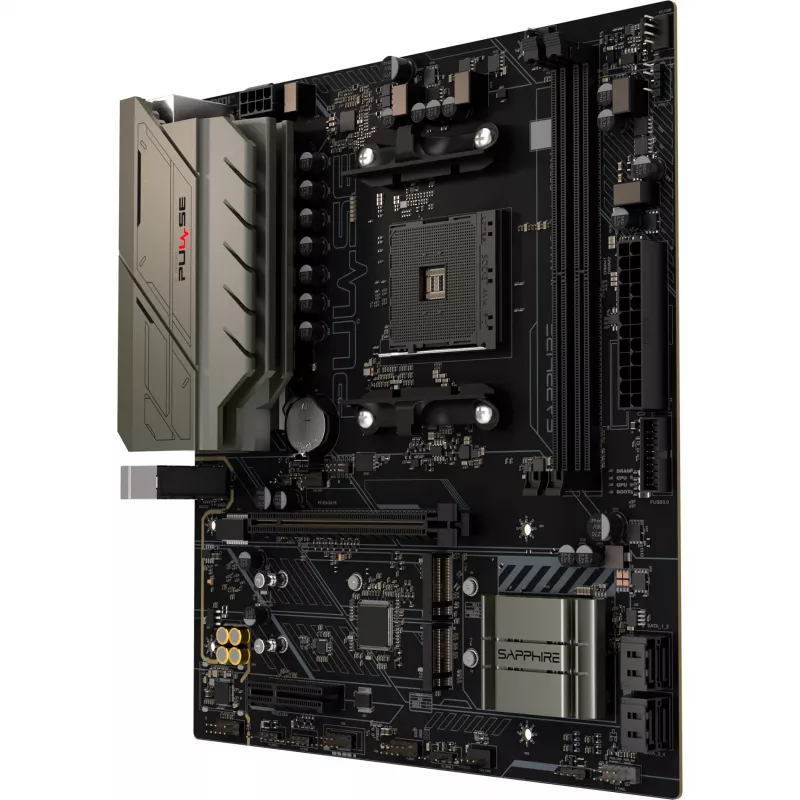 SAPPHIRE PULSE B550M AMD AM4 DDR4 Micro-ATX-moederbord