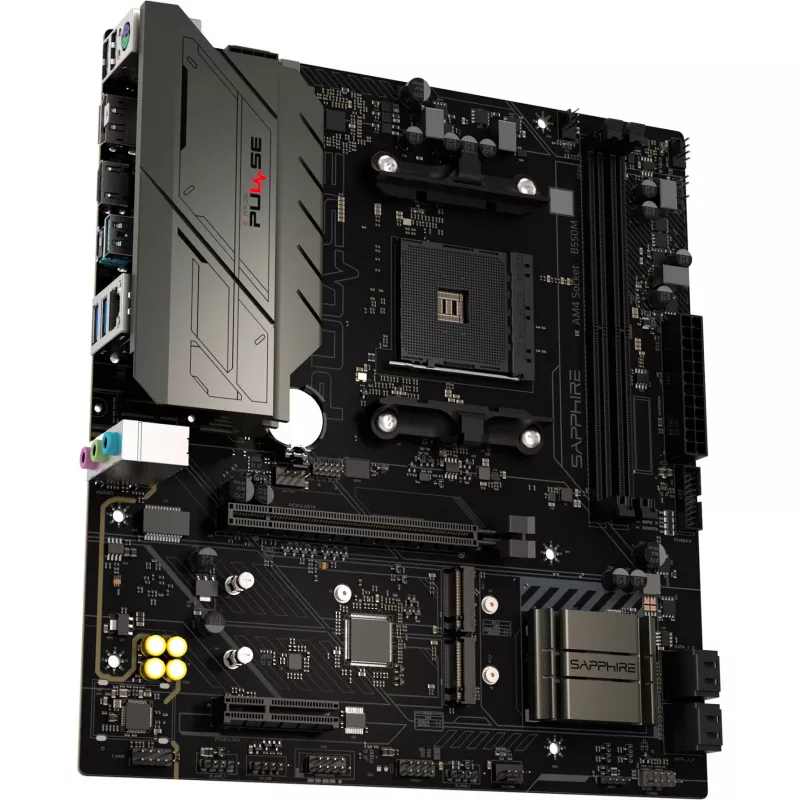 SAPPHIRE PULSE B550M AMD AM4 DDR4 Micro-ATX-moederbord