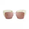 Sartorialeyes ST508-05 dames rechthoekige zonnebril zwart/grijs UV400