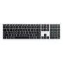 Satechi Slim X3 Bluetooth-toetsenbord met numeriek toetsenblok - zilver