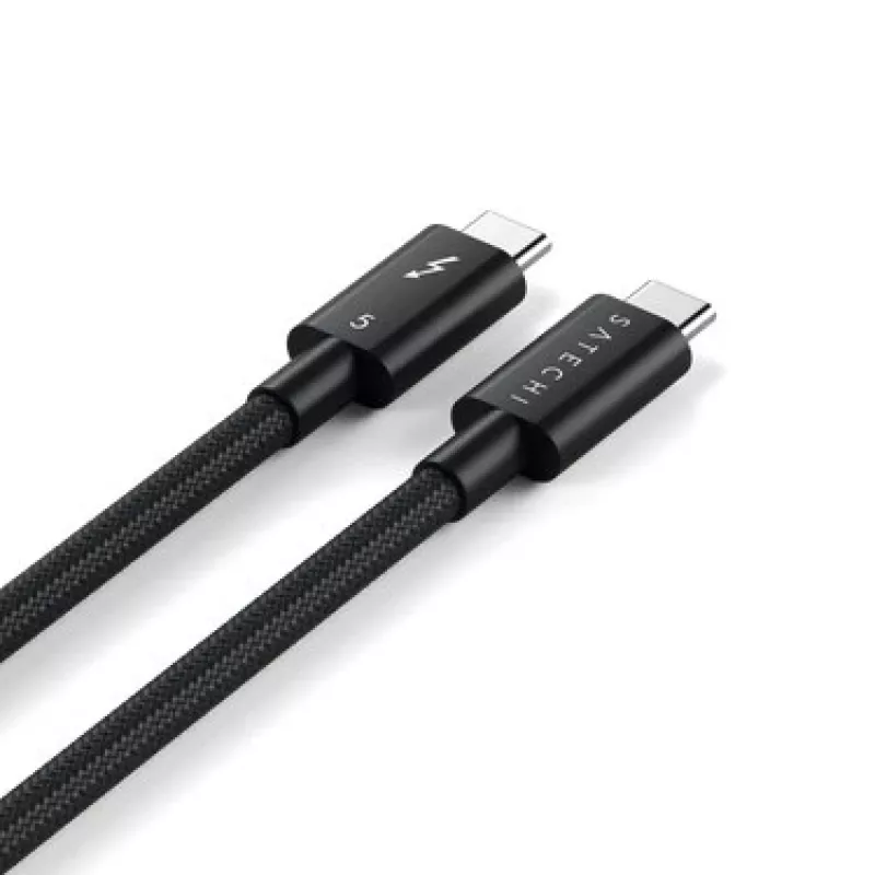 SATECHI Thunderbolt 5 Pro Cable 1m USB-C naar USB-C – 120Gbit/s, 240W, zwart