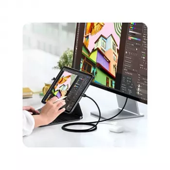 SATECHI Thunderbolt 5 Pro Cable 1m USB-C naar USB-C – 120Gbit/s, 240W, zwart