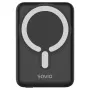 Savio BA-12 magnetische draadloze powerbank 10000 mAh zwart