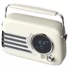 SAVIO RS-04 draagbare DAB+ FM-radio met oplaadbare accu, LCD-display, dubbele wekker, zwart