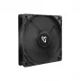 SBOX CF-120 120mm pc-behuizingventilator, zwart, 1200 tpm, 38 CFM, 23,2 dBA, hydraulisch lager, 3-pin + Molex