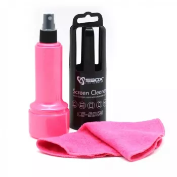 Sbox CS-5005P beeldschermreiniger 150ml roze