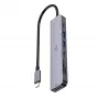 SBOX H-999 7-in-1 USB-C hub Space Gray